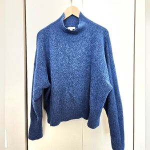 Topshop Wool Blend Mock Neck Sweater
